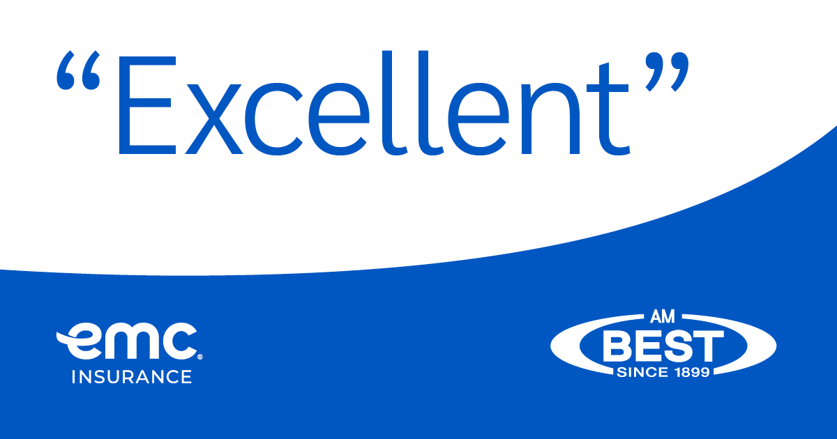 EMCInsurance's tweet photo. We're proud to announce that AM Best has affirmed the "Excellent" category Financial Strength and Long-Term Issuer Credit Ratings for EMC Insurance. Read more: https://t.co/6cSeDkSwKC https://t.co/jOrHhzMHqy