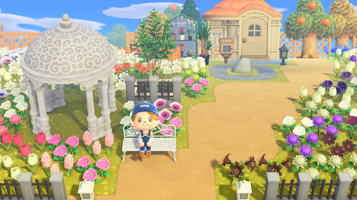 777diet_moko's tweet photo. 🌷あつ森、マイデザインなしでもこんなに可愛い花壇が作れるって知ってた？🥹💐

お花と家具の組み合わせだけで、ナチュラルでおしゃれな空間に大変身✨
マイデザインが苦手な人も、これなら真似しやす���はず♡

「マイデザなしでも可愛くできる！」を広めたい🌼

#あつ森 #あつまれどうぶつの森 https://t.co/5VMUqULbdk
