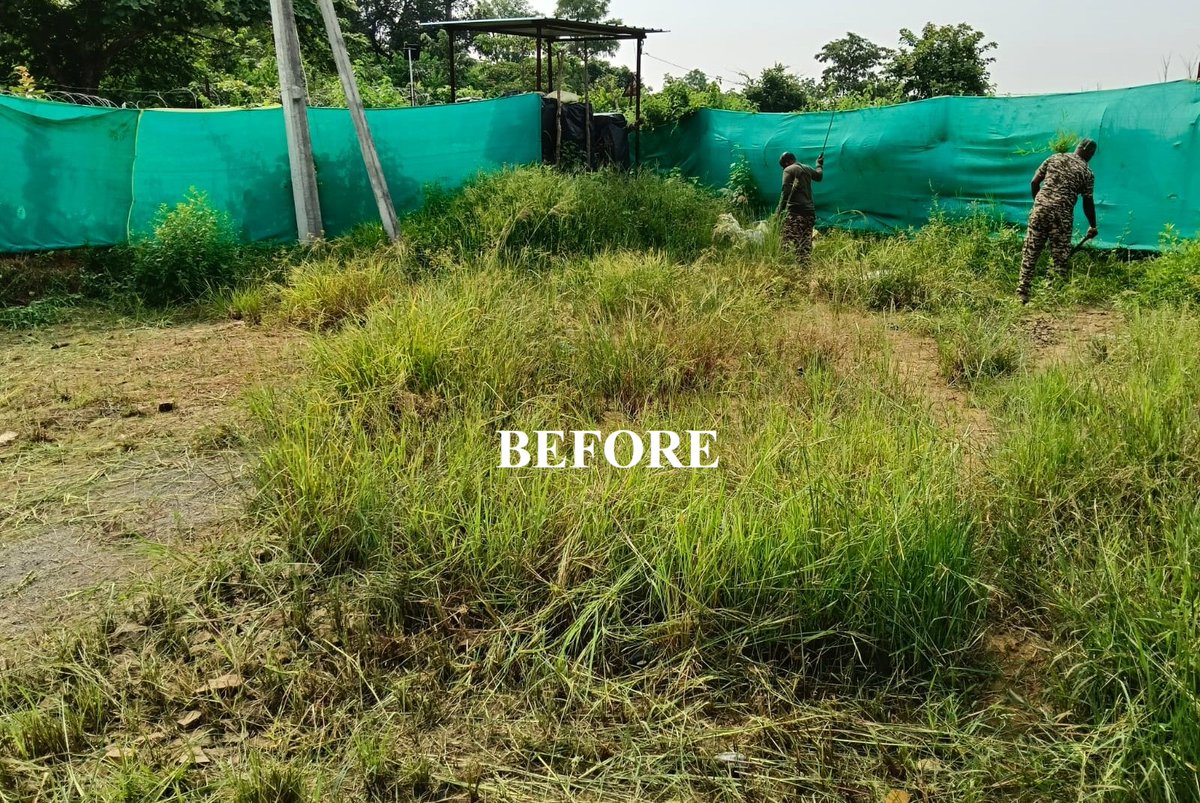 39BNCRPF's tweet photo. # 39 Bn, CRPF     
# 18th Oct, 2026     
# Special campaign 6.O    
# Cleanliness drive @ FOB Murmur camp area , Mulugu, Telangana
@crpfindia
@HMOIndia
@PIBHomeAffairs
@PMOIndia
@DARPG_GoI https://t.co/1jaHehIxfj