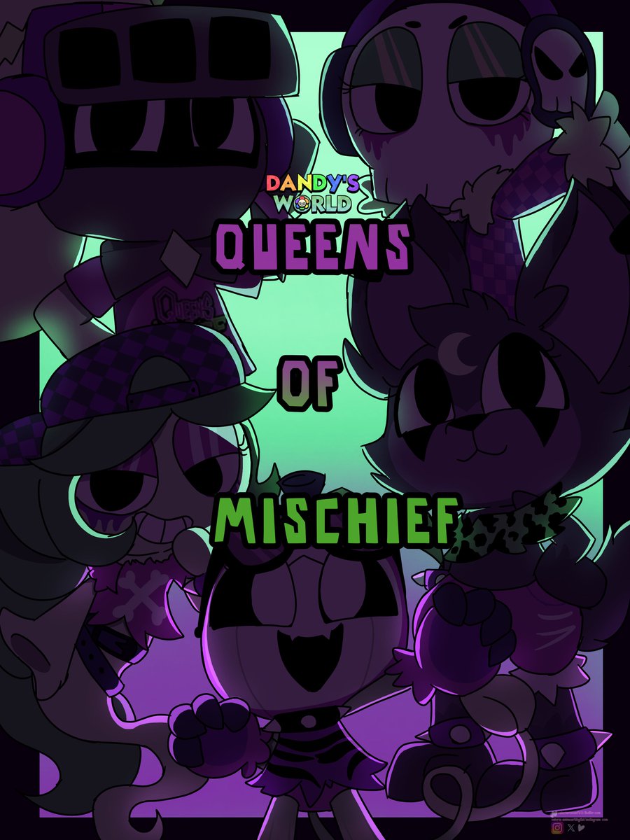 IRosas29560's tweet photo. There's not much to say, two words: incredible song
🎵🎸🎼🎃 #dandysworld #ibispaintx #fanart #queensofmischief #Halloween https://t.co/313VkBPpre