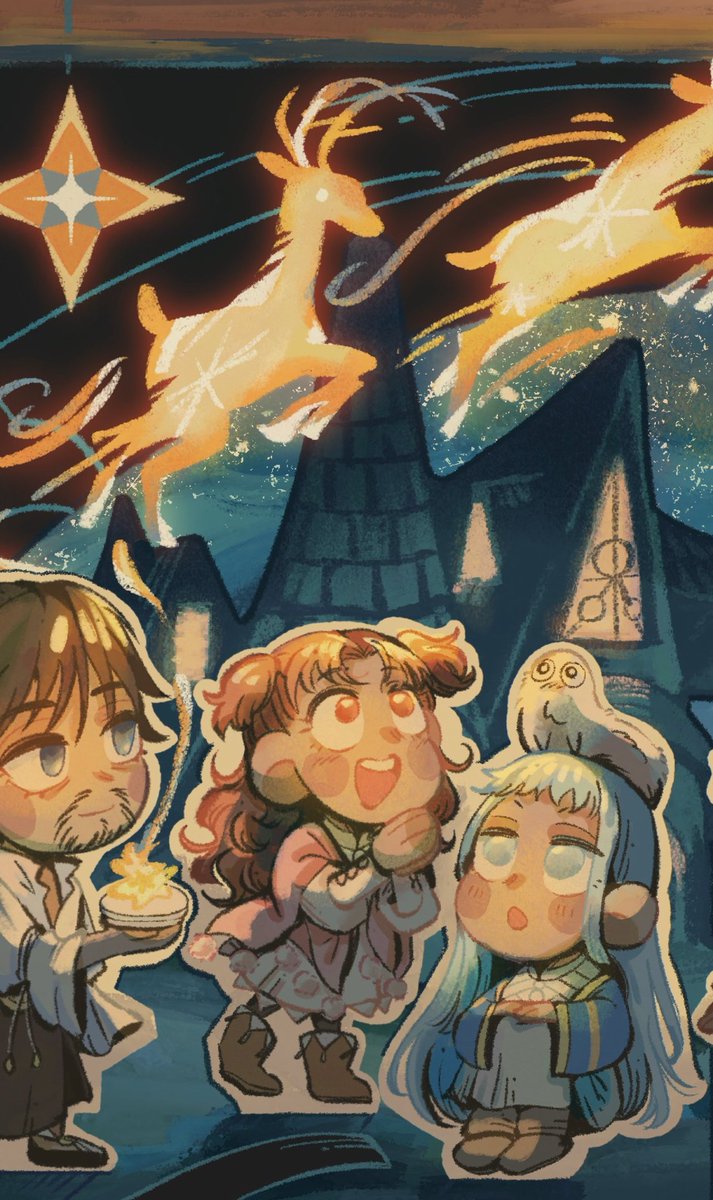 ochxzuke's tweet photo. //whaspoilers❗️
with you, i’m home ☆ﾟ.*･｡ﾟ

#witchhatatelier #Δ帽子 https://t.co/TR4R6BODxv