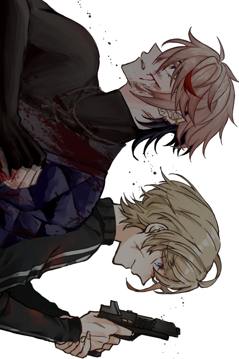 39ri_23's tweet photo. 暗躍はたち合作
⚠︎捏造とか血とか https://t.co/0xD3gB2hQe