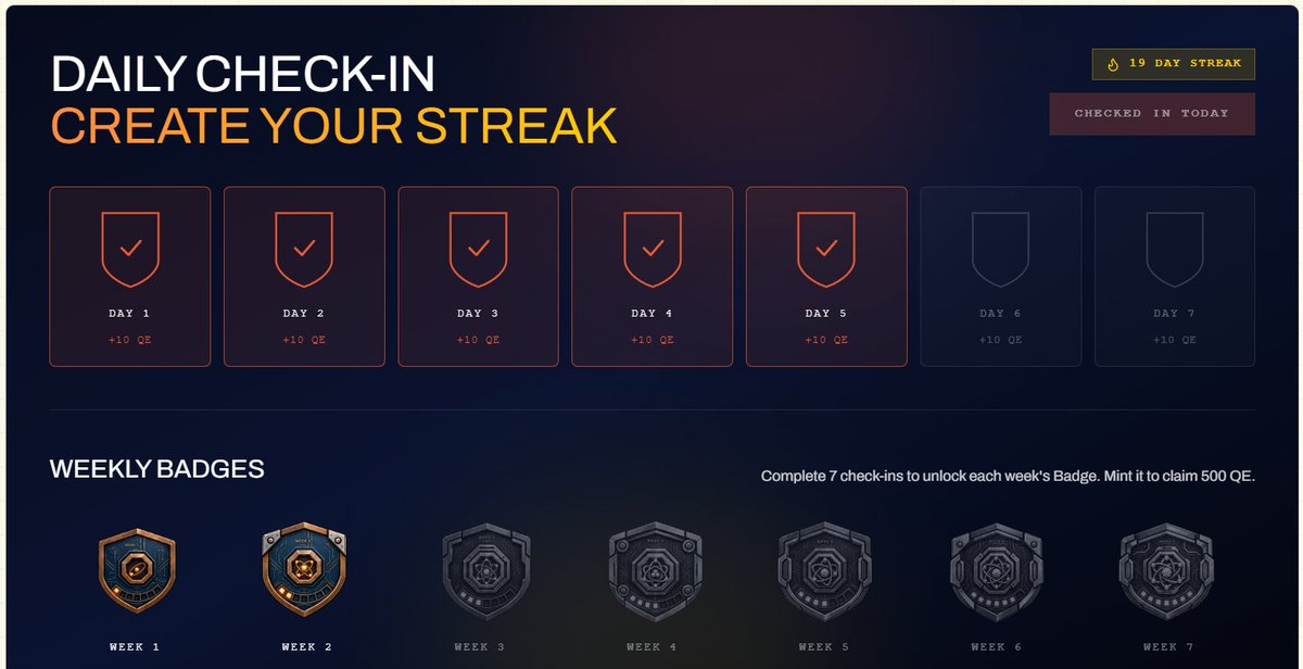 coinkrypto28's tweet photo. Hari ke 18 daily checkin on @dac_chain interstellar, bisa pakai kode berikut:  
1. LC-MQ53-BK6D-AWQW
2. LC-YFEF-ZMC7-99HG
3. LC-9D4N-32AF-ZQ3Z 
Jangan lupa Quantum Crate nya di klik,free Kalau mau yang berbayar juga bisa beli https://t.co/vyiqNxh6mW
QE +50 kali ini https://t.co/LSObM9Ulhl