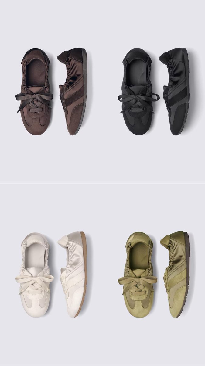 bbublequm's tweet photo. Gathered ballet sneakers SALE 
รุ่นนี้คือเป็น best seller เลยยยย 🤟🏻
💌 เหลือคู่ละ 590฿ ค่า

Size xs - xxl 

ราคานี้ถึง 21/10 น้า https://t.co/ExFyz63MjE
