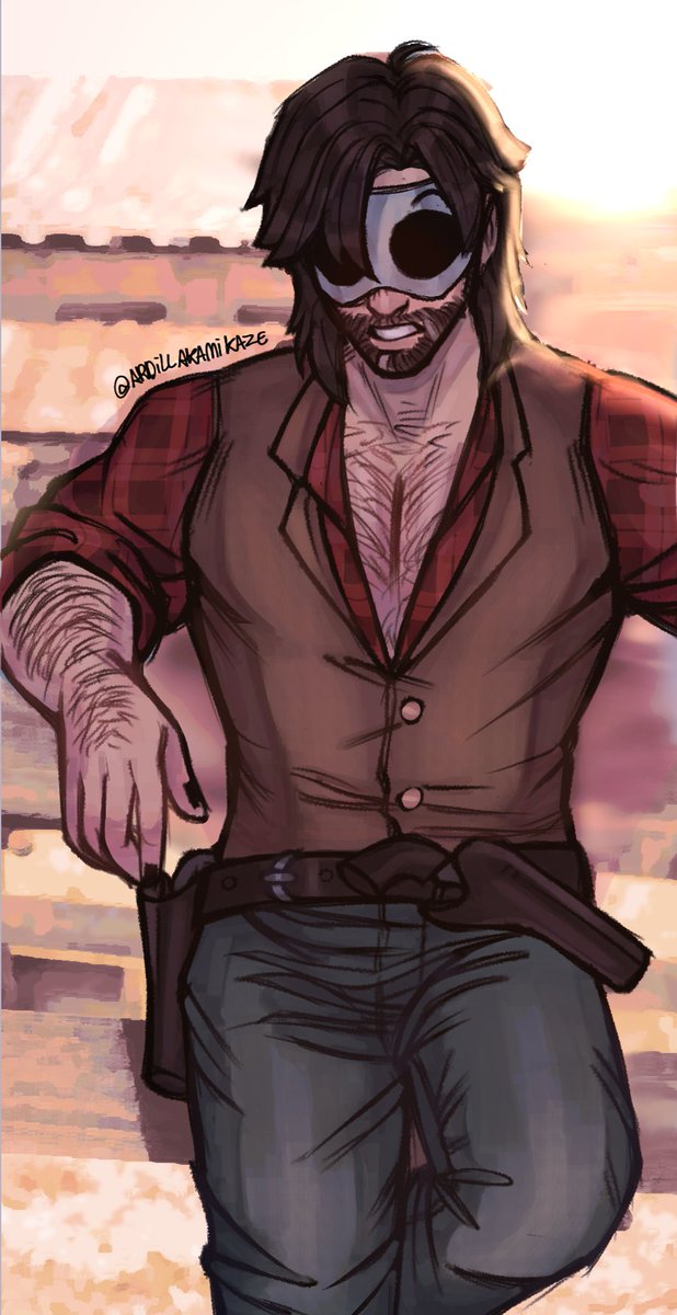 ArdillaKamikaze's tweet photo. Dia 17: Cowboy Masky ommmm no me pude decidir con la máscara #masky #creepypasta #creepytober https://t.co/DCZDy039SU