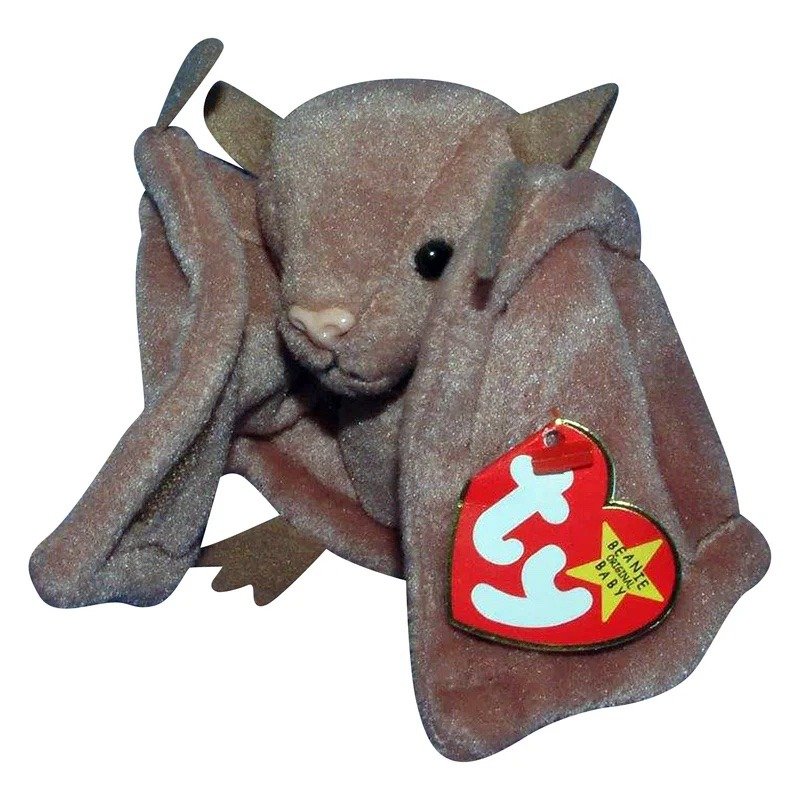 GenyaTheHag's tweet photo. ty beanie babies: batty the bat (1995) https://t.co/5HRhjBoJoo