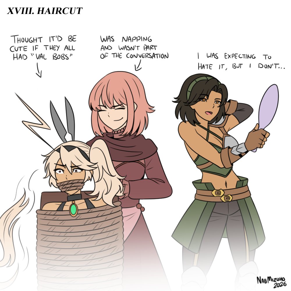 NaijMizuho's tweet photo. UNITY INKTOBER
18) Haircut
#FireEmblemUnity https://t.co/UL1ikwwUkD