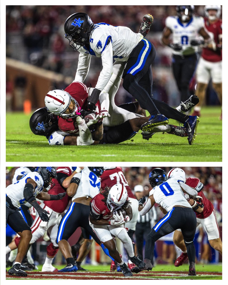OUDaily's tweet photo. #Sooners fell to Kentucky 21-13 Saturday night. Check out our website for full coverage.

Photos by: Mark Doescher and Zsophia Towson https://t.co/sUlV1kZTuR