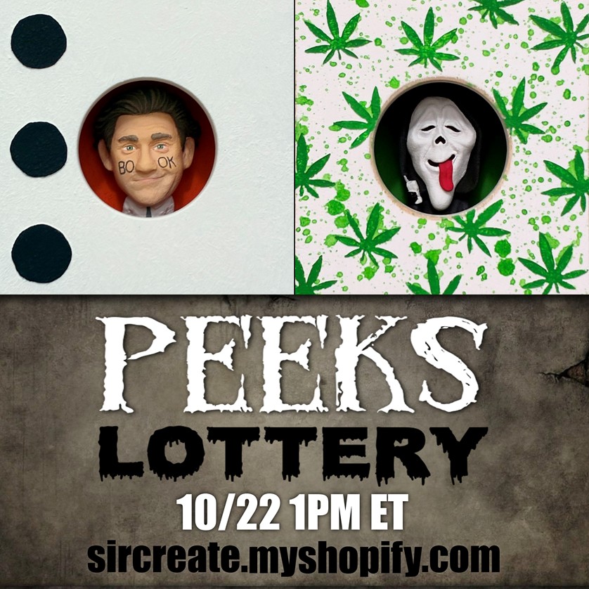 SirCreate's tweet photo. Halloween Peeks are this Thursday!
Rules: https://t.co/PGLio30A06
Store: https://t.co/nE8rOsVlSo https://t.co/DxFgBP0DSb
