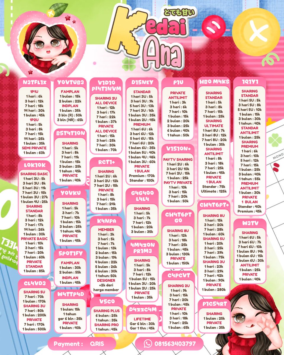 kedaianna's tweet photo. ʚ ˚ ⊹ ꒰ 🍎☘️ 。stop scrolling ⸝⸝ 𓇼 👀🍄 gas jajan disini satset ◍ 🥣🐣 checkie my catalogue 💧⭐️ ₊˚⊹ dijamin trusted dan aman ⸝⸝  🌸🐹 ⊹ full garansi  ꒱

♡ 𐐪𐑂  💌 order : https://t.co/Sibc9CWMDG
♡ 𐐪𐑂  💬 testi   : https://t.co/C5iLbmBRon

#zonauang ubw8y https://t.co/XL3K15zi3v