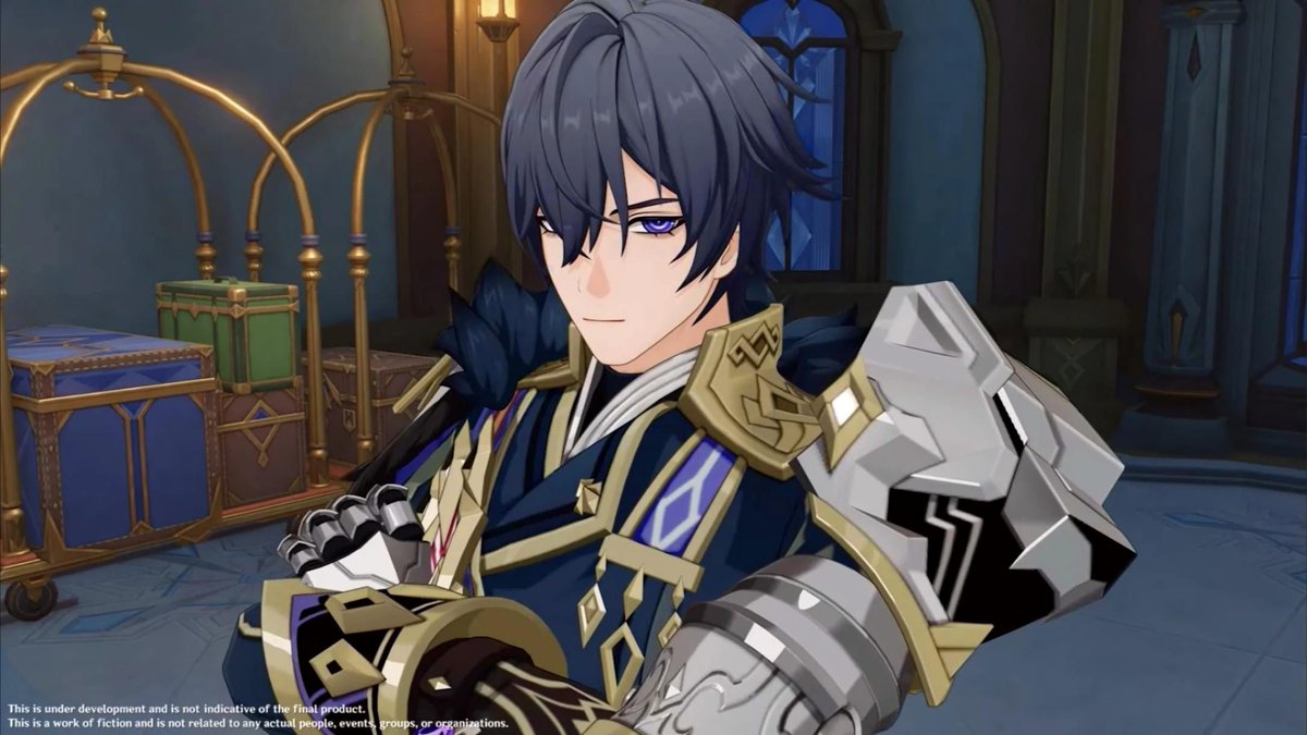 EliraEcwipse_'s tweet photo. Why's he genuinely the most boring character in genshin he already has that generic isekai hair &amp; now the most memorable thing about him is him being a door. 

So disappointed how little they used him, I get that he's a 4 star but look at Alyosha. Poor guy is involved everytime https://t.co/4f6EUiKMD1