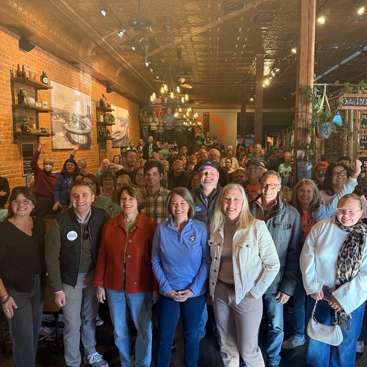 LittleCongress's tweet photo. What a day— First, we were out in Hastings with Senator Amy Klobuchar and Representative Angie Craig launching a door-knock for Jen Fox for House District 41B, and Judy Seeberger for Senate District 41! 

From there, Team Little was out in Northfield with Carleton Dems at the Pre-No Kings Rally before getting to my favorite part of the day— knocking doors with Zack Filipovich for State Auditor! 

Thanks to all the volunteers who came out and made today possible. We can’t win this without you!! We’ve got two more weeks. Let’s win this!