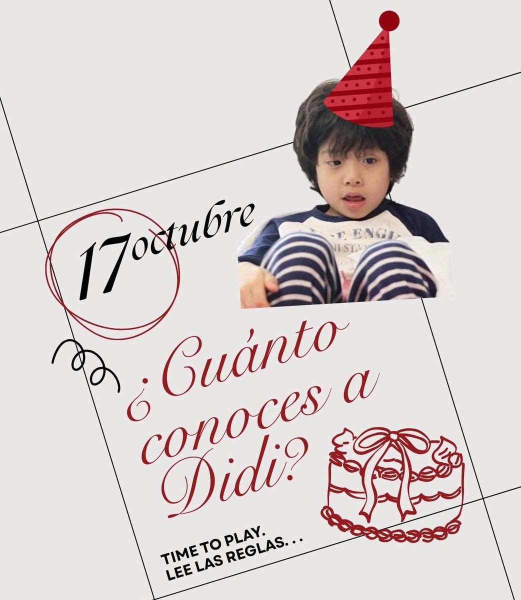 fragmentsofdian's tweet photo. ¡Llegó la hora del primer juego! 🫵🏻 Llegó la hora de demostrar que tanto conoces a Didi con este cyr. Ojo que el premio es un beso del cumpleañero ahveda 😎

Los leemos.

#Didifest27 #Didipartyday #Savethedidi https://t.co/A2lCtu2NhI