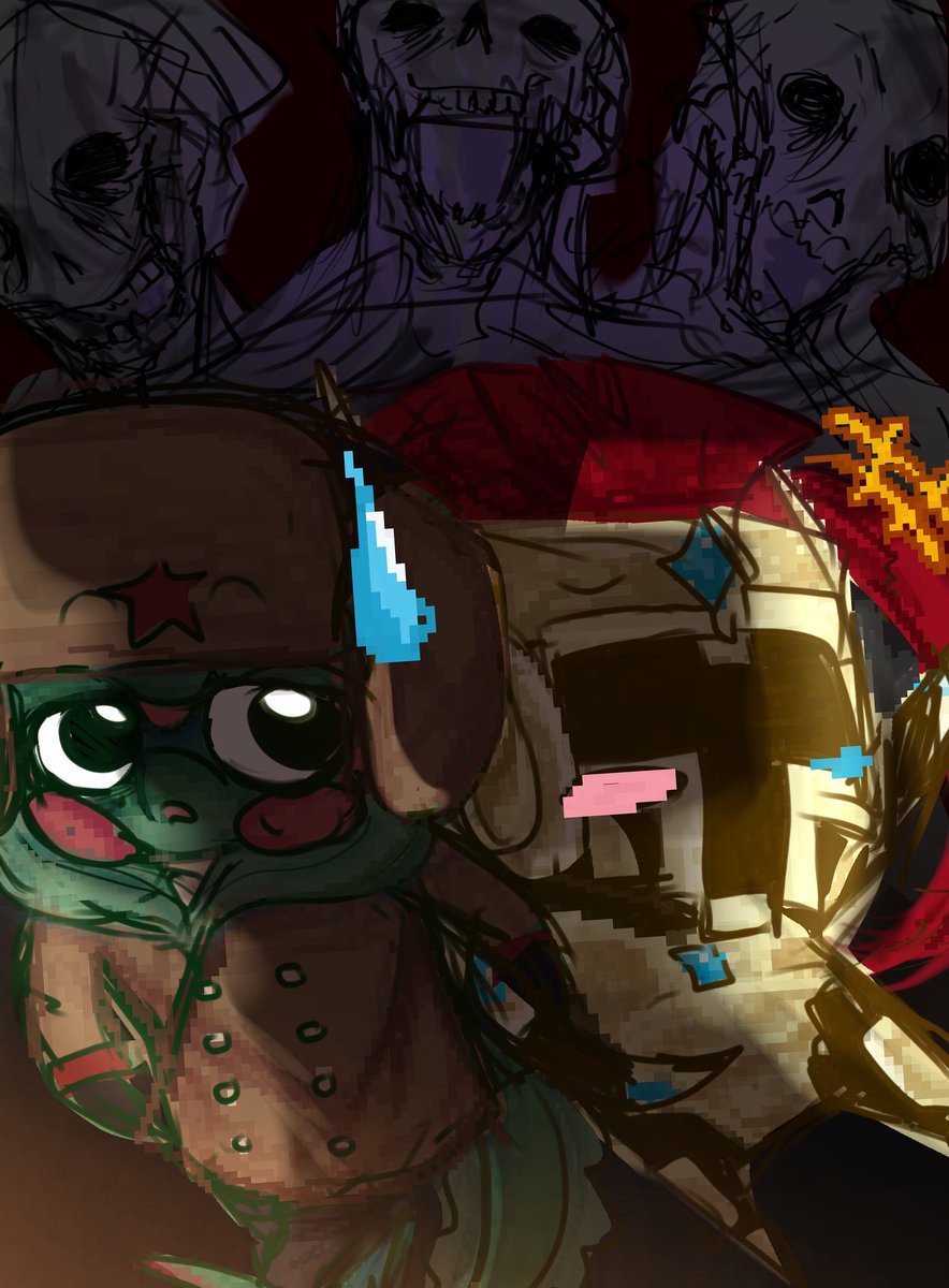 magocake's tweet photo. inspired from when aj slapped the wither 
#ajfrog https://t.co/DhnkaCu88O