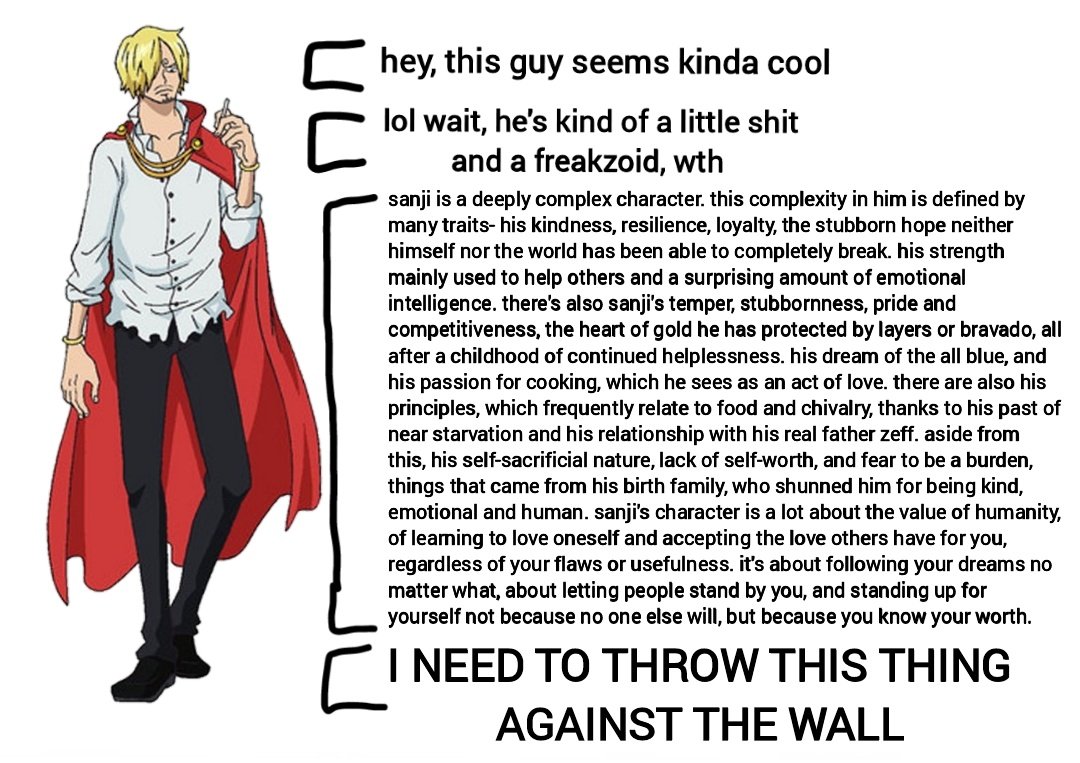 whirlysanji's tweet photo. bringing this back... average sanji experience https://t.co/215hPpK7QC
