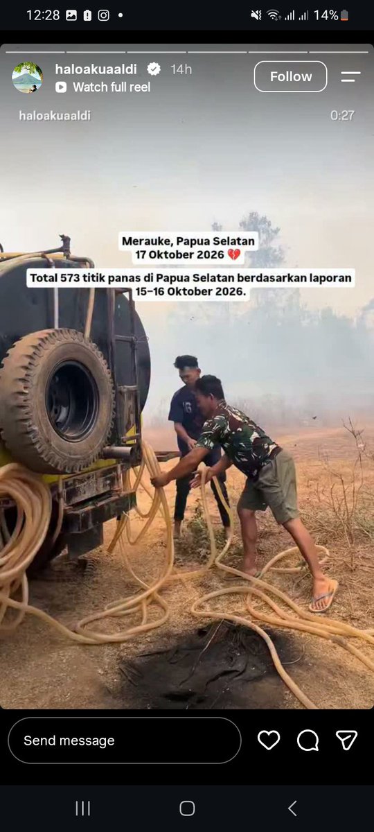 bourdyu's tweet photo. ‼️ PAPUA JUGA TERBAKAR

Temen temen yang mau donasi bisa ke qris di bawah yaa, kalau ada info donasi lainnya please share karena jarang lewat 🥹

t. link donasi donate kebakaran pembakaran hutan karhutla papua selatan merauke 

🔗https://t.co/TGlk6T0vUo https://t.co/6ZG3hJptGm