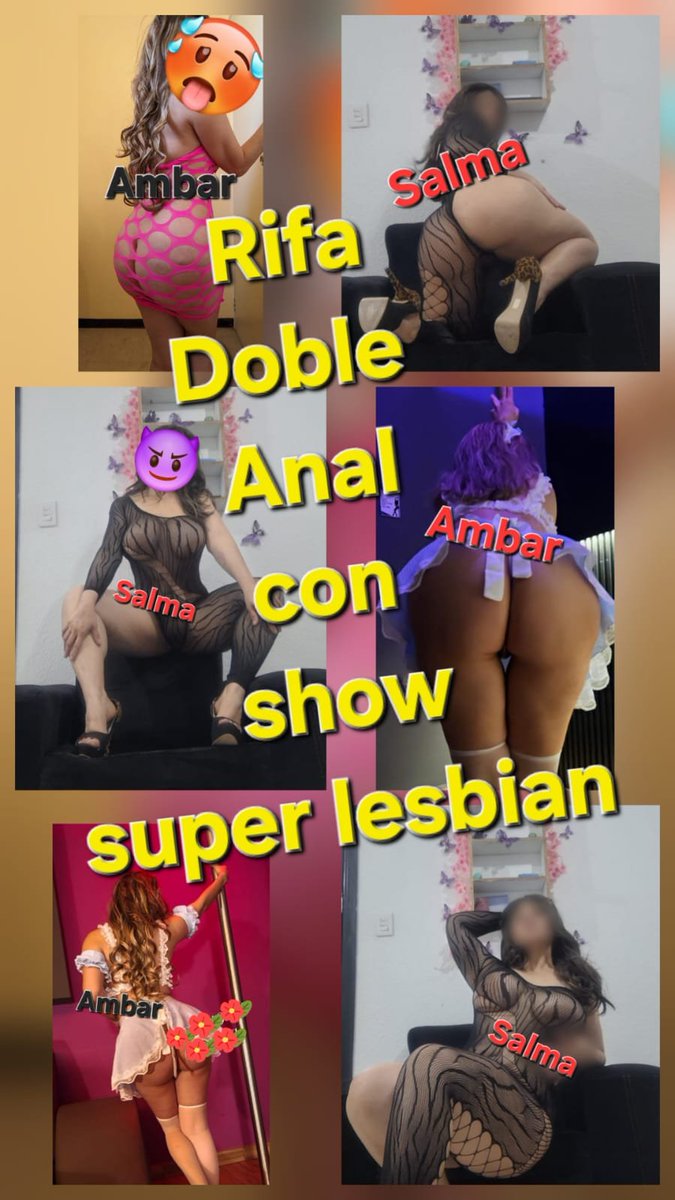 Salma_AteneaCap's tweet photo. Rifa activa!
*TODOS TIENEN PREMIO*
Trio show lesbian con doble anal
*SABADO Y DOMINGO al 2x1* https://t.co/lOKRtX4X4j