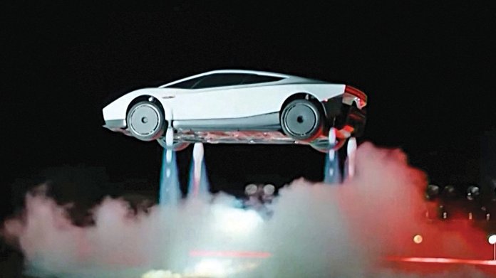 earthdailynews's tweet photo. Tesla has unveiled a flying Roadster that can flip and fly through the air using SpaceX-related technology, plus a fan system for grip. Itโs claimed to reach 60 mph in 0.81 seconds. #teslaflyingcar
#tesla
#flyingtesla
#teslaroadster https://t.co/wX1ls9sk0T