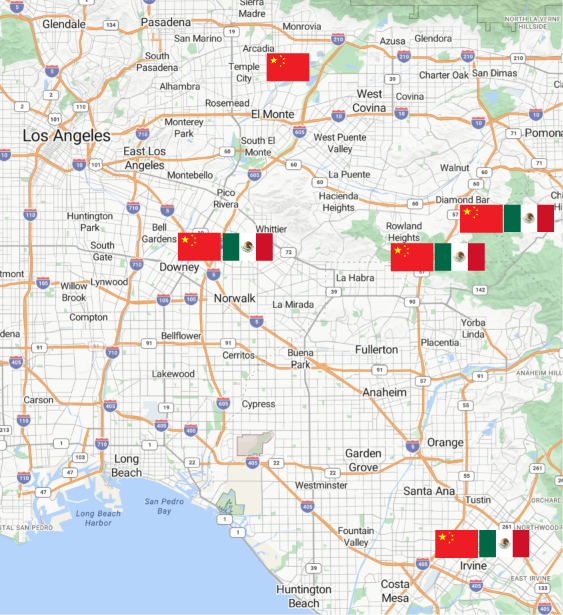 skepticaliblog's tweet photo. A small selection of just some of the recent high-profile incidents to illustrate that SoCal/San Gabriel Valley is the financial engine of the joint CCP-cartel fentanyl epidemic

📍 Arcadia: CCP mayor
📍 Temple City: Chinese drug money laundering
📍 Irvine: Chinese money laundering/Sinaloa Cartel
📍 Bell Gardens & Downey: Chinese drug money laundering
📍 Rowland Heights & Diamond Bar: two CA safe houses used by key cartel money launderer Zhi Dong Zhang (Sinaloa + CJNG)

The vast number of Chinese students in the US are part of the machinery: a large (270k) ready-made money mule network to break down transactions to smaller amounts, with some of the drug proceeds even laundered into US tuition

California real estate is another key avenue (CA is the most favored destination for Chinese buyers, 70% of whom pay all cash)

Wanying Zhang's background (USC student turned realtor) notably involved both of these avenues