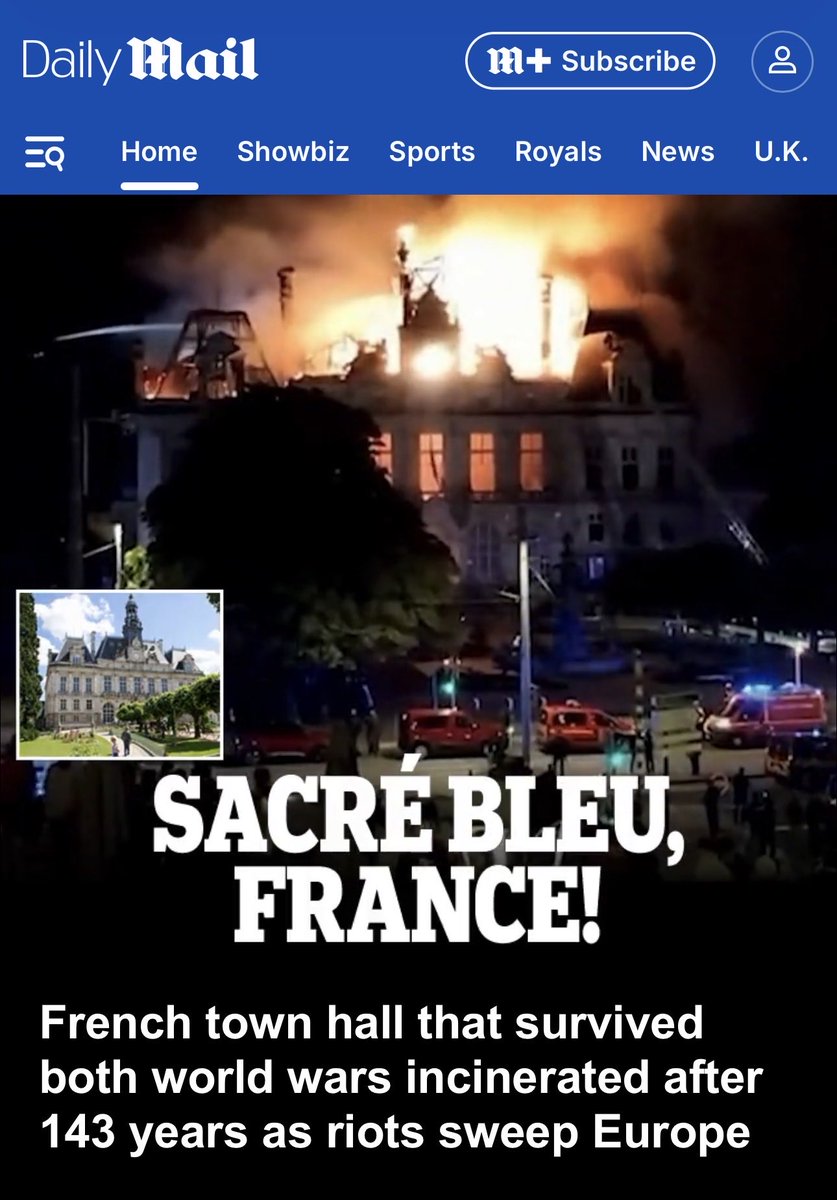 Osbournegreen's tweet photo. Such dramatically different accounts of what’s happening in France 🕵️‍♂️ https://t.co/E7nVAPGcxF