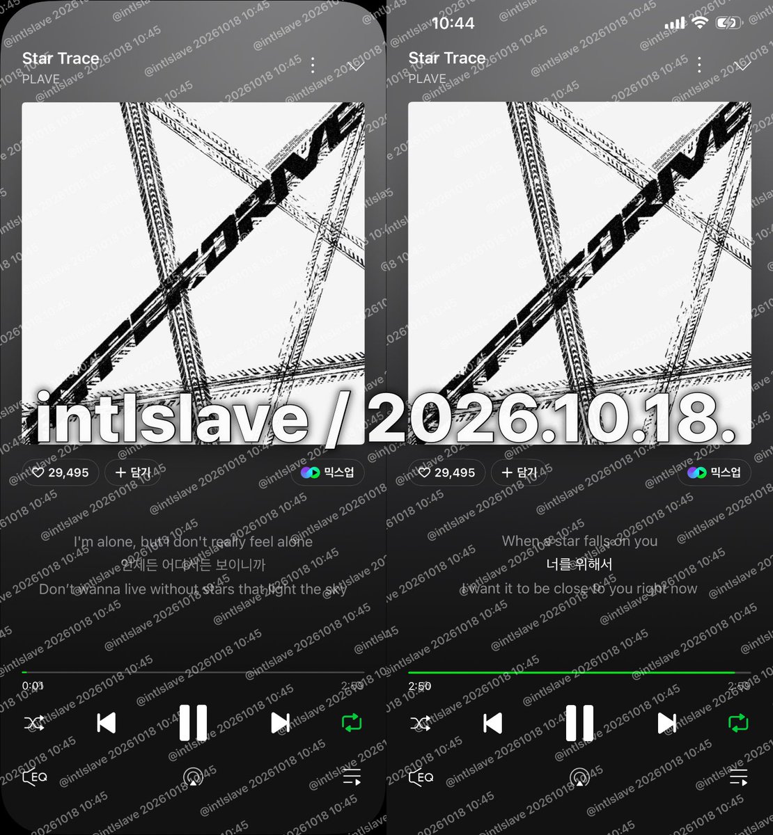 intlslave's tweet photo. 261018

#PLAVE_StarTrace_STREAMING #HYPERDRIVE https://t.co/o21C6uoVT8
