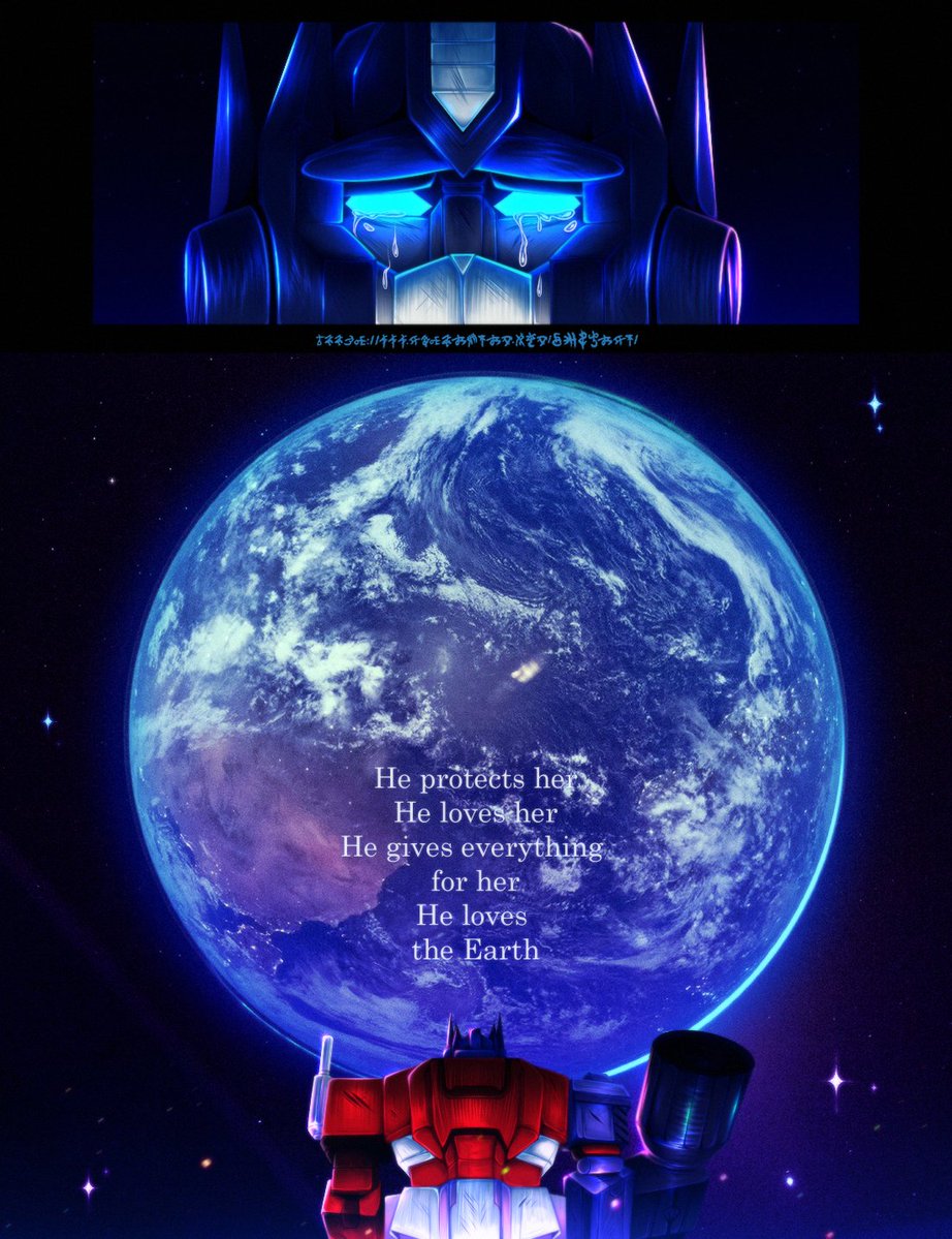 Delvalyahir_'s tweet photo. I created this drawing when NASA released a photo of Earth captured by Artemis II; it was inspiring, and... now this drawing has a different meaning
#Transformers #EnergonUniverse #OptimusPrime #fanart #art #maccadams https://t.co/HtBvyzaVUK