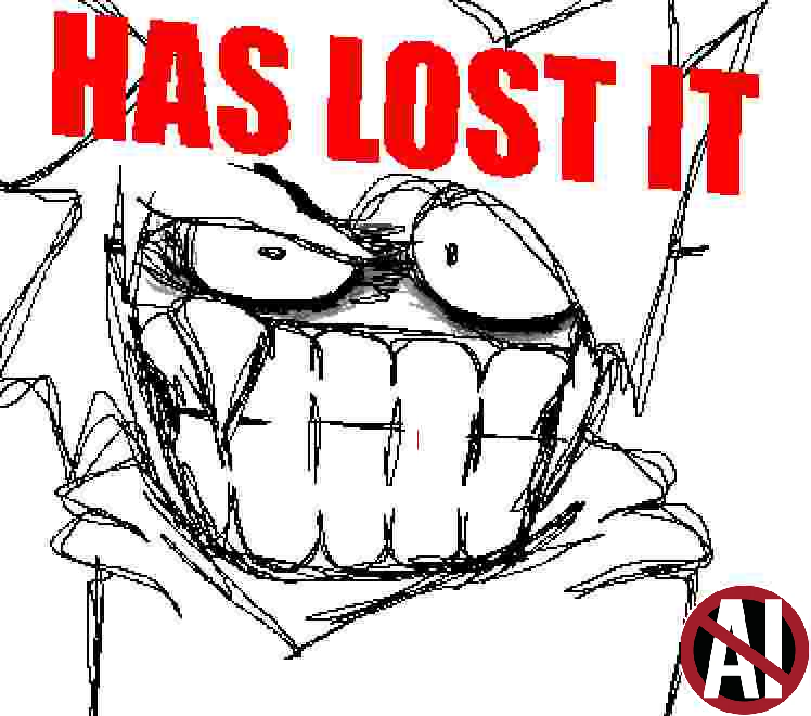 localFancyRat's tweet photo. this is my #ventart of how it feels being a actual #streamer/#pngtuber while a billion “pre-debut” accounts get more attention AND EVERY. SINGLE. ONE. OF THEM USES FUCKING A.l ART
i’m gonna lose my fucking mind
I SWEAR TO GOD #pngtuber #streamer https://t.co/jhHspg2pye