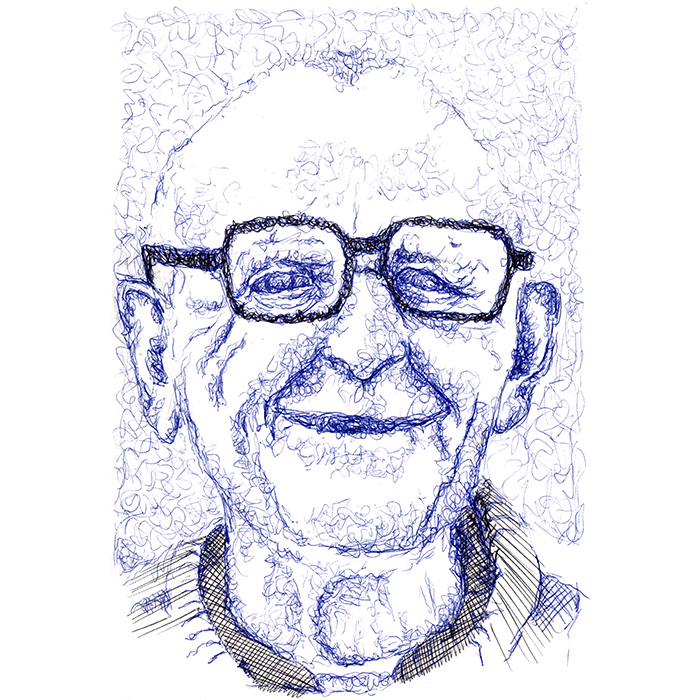 JulianNewmanArt's tweet photo. This is another redraw of an earlier sketch - not as detailed as the last lot of images but I think it is still effective.
#bluepenart #portraiture #portrait #sketchbookdrawing #sketch #illustration #pendrawing #oldmanportrait #scribbleart https://t.co/iwrNyDAxqw