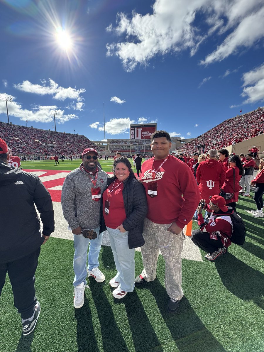 CalebMPugh's tweet photo. Felt great to be back on campus! @IndianaFootball #IUFB #GoHoosiers #BigNoonKickoff https://t.co/gQFDw2mR0H