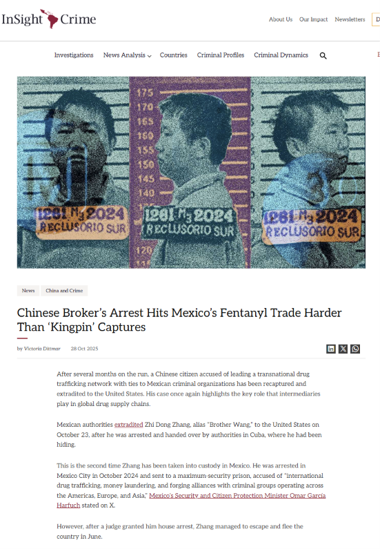 skepticaliblog's tweet photo. A small selection of just some of the recent high-profile incidents to illustrate that SoCal/San Gabriel Valley is the financial engine of the joint CCP-cartel fentanyl epidemic

📍 Arcadia: CCP mayor
📍 Temple City: Chinese drug money laundering
📍 Irvine: Chinese money laundering/Sinaloa Cartel
📍 Bell Gardens & Downey: Chinese drug money laundering
📍 Rowland Heights & Diamond Bar: two CA safe houses used by key cartel money launderer Zhi Dong Zhang (Sinaloa + CJNG)

The vast number of Chinese students in the US are part of the machinery: a large (270k) ready-made money mule network to break down transactions to smaller amounts, with some of the drug proceeds even laundered into US tuition

California real estate is another key avenue (CA is the most favored destination for Chinese buyers, 70% of whom pay all cash)

Wanying Zhang's background (USC student turned realtor) notably involved both of these avenues