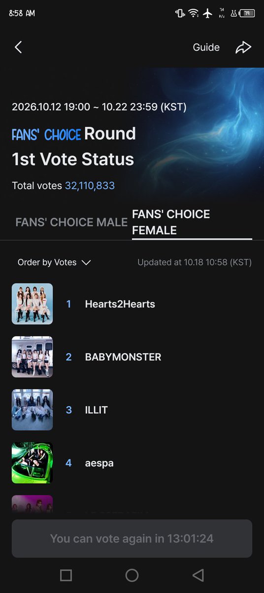 teensyours's tweet photo. Wah beneran ngejer anjayyyy

CEPETAN OIII VOTE VOTE 

#2026MAMAVOTE 
#Hearts2Hearts https://t.co/LQqP6wRWoD