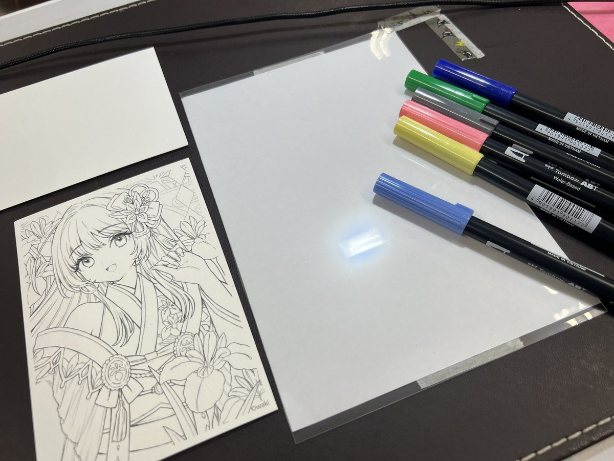 yachi_waki's tweet photo. #PR #トンボ鉛筆

関⻄COMITIA 77にて
ライブドローイングをさせて頂きます✨

是非お越しいただけると嬉しいです☺️ https://t.co/J4opBM9Ykf