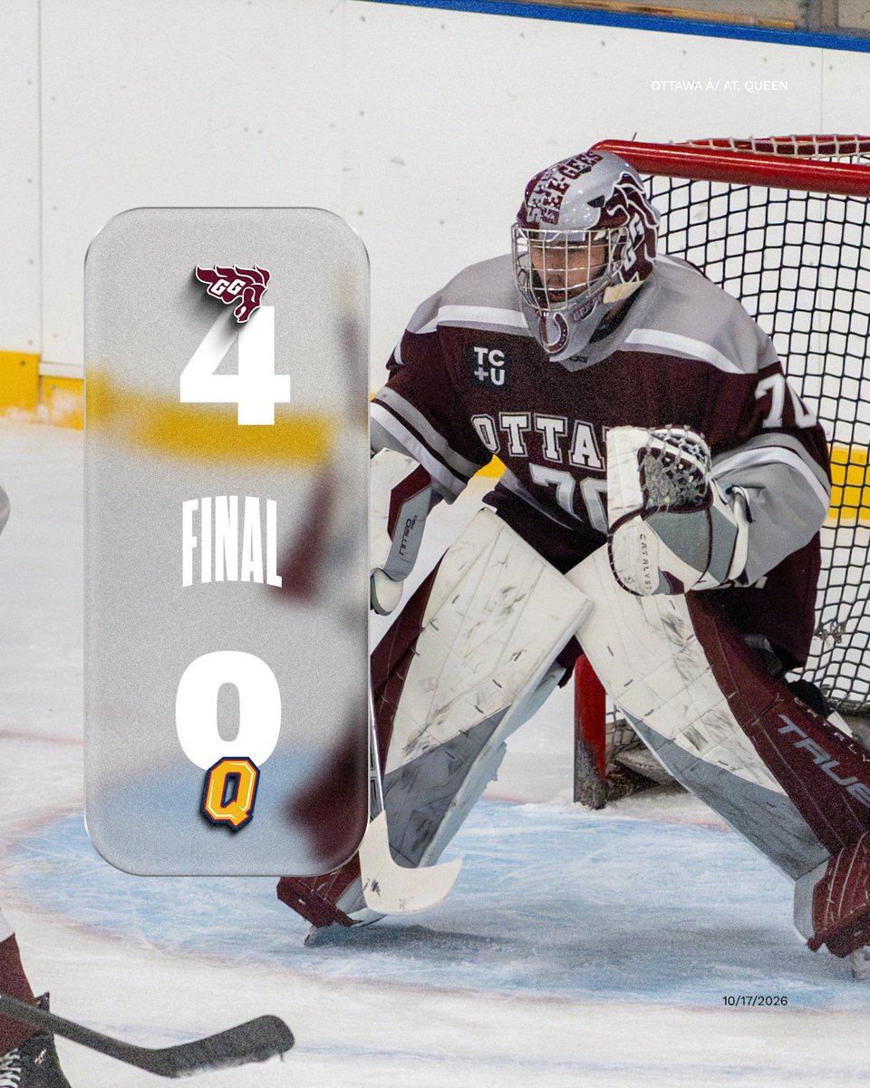 GeeGeesMHKY's tweet photo. Encore une victoire sans encaisser de but! Back to back shutout win!

#HorseHockey 🐎 #GGNation https://t.co/mHqrfZ6gM5