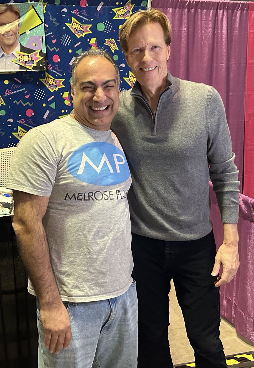 mikerandcom's tweet photo. #JackWagner #MelrosePlace #90sCon https://t.co/msPHAmB5v1