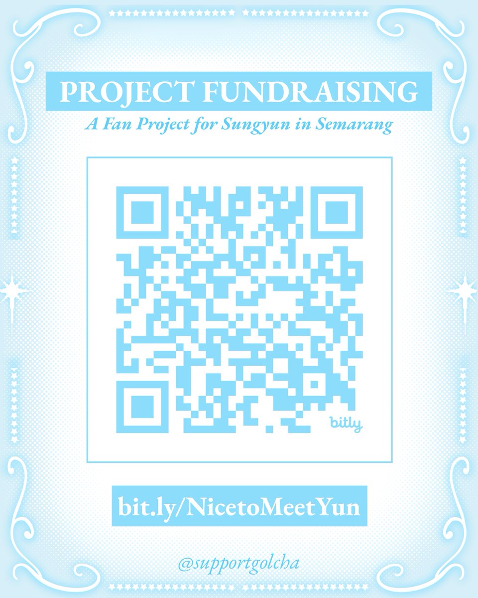 supportgolcha's tweet photo. PROJECT FUNDRAISING [NICE TO MEET YUN]

supportgolcha membuka donasi untuk menyambut Choi Sungyun di Semarang. Setiap dukunganmu akan membantu mewujudkan project ini!

🔗 Donation Form: [https://t.co/jeffbYBM3Q]

#최성윤 #CHOISUNGYUN #Y https://t.co/bSRjvUwNlf