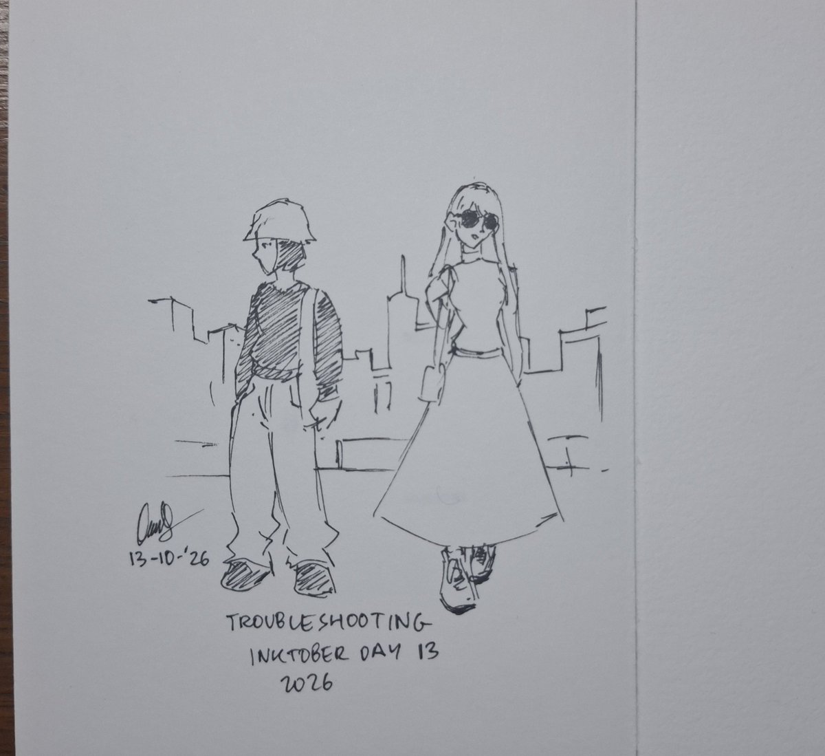 danis_ariandi's tweet photo. Inktober 2026 challenge sketches in week 3 part 1 https://t.co/BLk4VvDVbb
