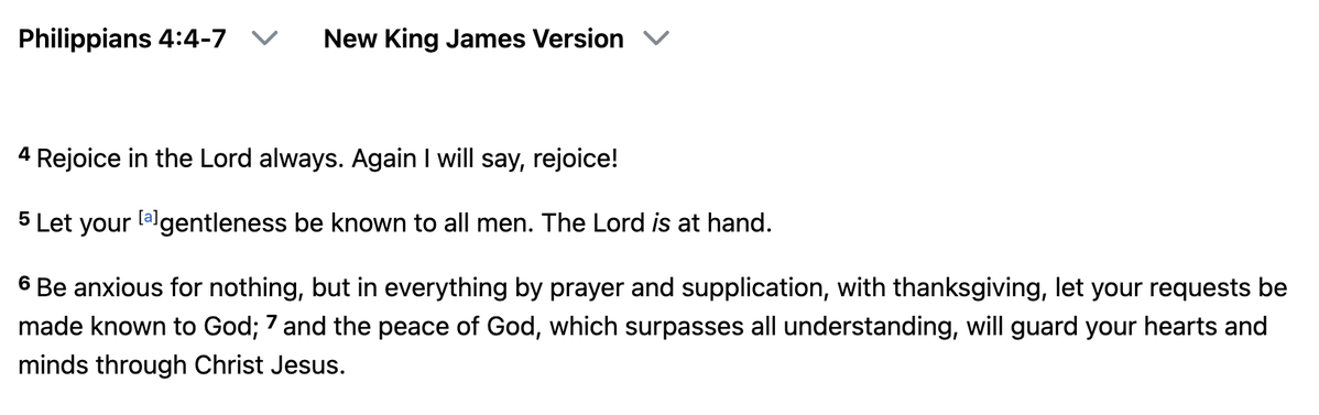 educate2024's tweet photo. @AndyStanley Reading the Bible(the Old Testament, too!) with "Who is God" changed a lot - no longer surface stuff. Convicting to learn Truth but also learning Joy in All circumstances. 🙌  (Joy in the Lord not circumstances) Philippians 3:20–21 John 14:6 John 3:16... 

Philippians 4:4-7 https://t.co/ykFOmHl2dV