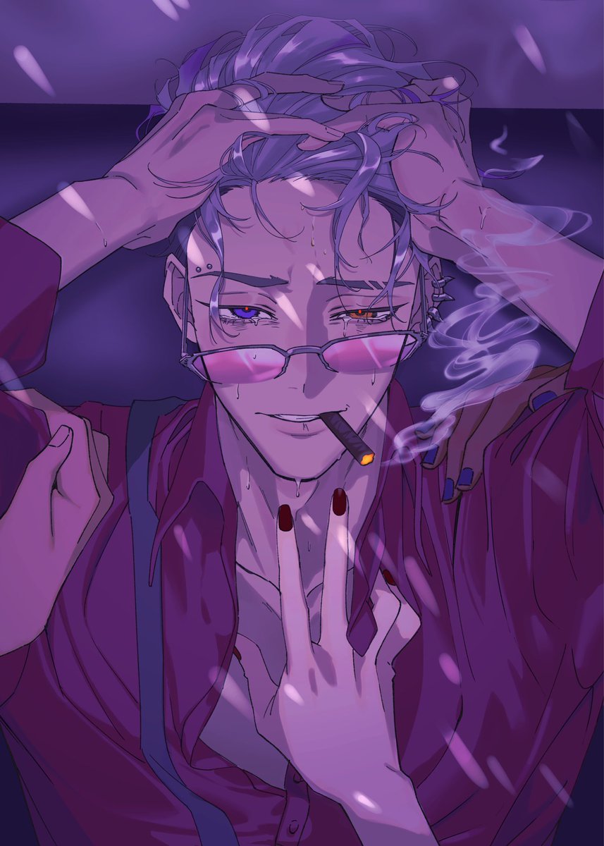 charmlesschip's tweet photo. Art I got done during Boss’ menshi stream today o7 

fun fact: I could actually smell the cigar smoke 
#Vartistry #VarisHemlock #VarisThumbs https://t.co/WWaYK25KQF