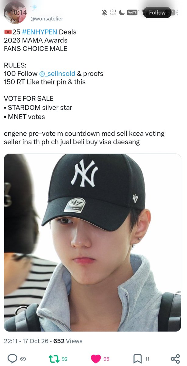 sungwondeary's tweet photo. @wonsatelier @_sellnsold #ENHYPEN https://t.co/d0Qnz2c0QO