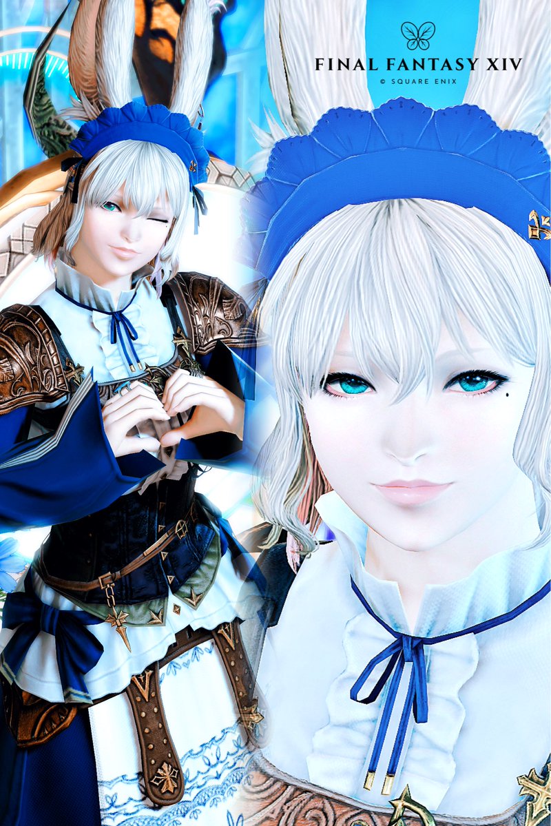 LEN_M_FF14's tweet photo. おそようございます☀️
昨日は絶テマの固定初日.ᐟ
まじ緊張しっぱなしでやばかった笑
進捗は4連突進まで行けたから今日はタコタンぶっ倒したい👊
SSは相互さんのスタジオで撮ってきたやつ！
青色メインのスタジオさんでめちゃ素敵でした〜.ᐟ
🏷️ #蒼の支度部屋
 #おはウサ #ヴィエラ #FF14 https://t.co/LEXIJac3KY