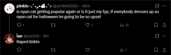 domisicky's tweet photo. @femmebunniie he said it to a fourteen year old too https://t.co/qrgA0KBiDx