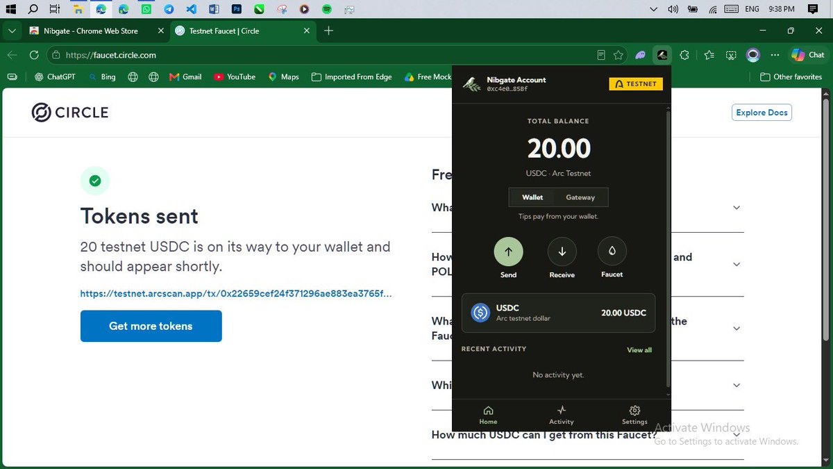 nibgate's tweet photo. We’ve been onboarding people to try the Nibgate extension + tipping flow.
Tip USDC to any page on the open web (even if the creator isn’t on Nibgate yet). Tips get held on-chain for them to claim, or settle instantly once they do.
A few of the sessions we’ve done 👇

@Prosper_in_Defi was able to send a tip on @arc testnet to his favourite Manchester United news blog. 🙌