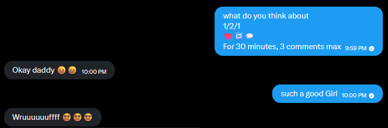 KinkyMAGAdog's tweet photo. 💊🇺🇸 RT GAME 🇺🇸 💊 

One of my favorite pups wants to get destroyed. Show them no pity.

♥️$1
🔁$2
💬$1

3 comments max, 30 minutes

#Findom #Retweet #Paypig #CashMaster #MAGA https://t.co/fF4YoQ9uDE