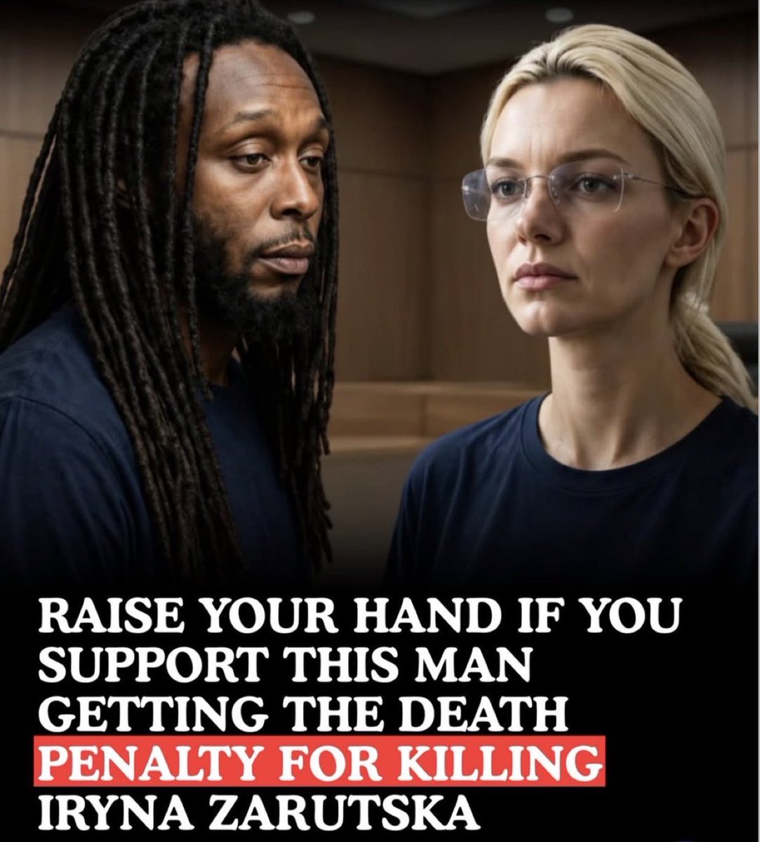 MAGAWarrior_'s tweet photo. Should the death penalty be on the table in the Iryna Zarutska case? What sentence would you support? https://t.co/xjCEJAhc7G