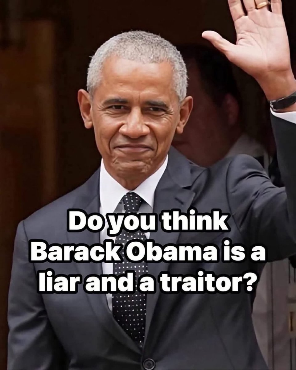 MAGAWarrior_'s tweet photo. Do you think Barack Obama is a liar and a traitor???? https://t.co/Z0kK4AIxkH