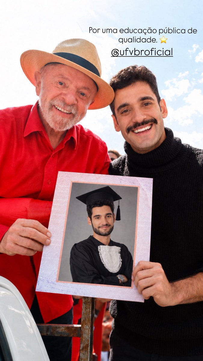 mc13_patric's tweet photo. A educação mudou a minha vida! #SOMOS13 #Eleicoes2026 #Lula13 https://t.co/gKtlU8IOKS