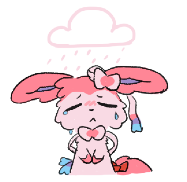 Gamingdudeboy1's tweet photo. oh silly little sylveon why are you crying for its okay... https://t.co/UpStz1Nglx