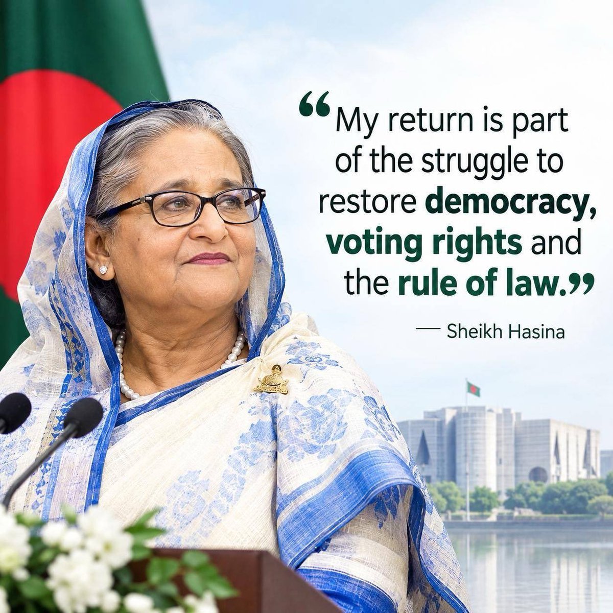 Gap370000's tweet photo. Those who have held state power in Bangladesh for over two years—having seized it through illegal and unconstitutional means before forming a government—are failing to govern the country effectively. This is because they lack the public's trust. The people desire only the astute leadership of Sheikh Hasina. The 180 million people of Bangladesh have previously witnessed the "magic" Sheikh Hasina brings during times of crisis. In contrast, Yunus and Tarique are currently unable to deliver even one percent of what the people need. Achieving robust GDP growth is a distant prospect; while the current GDP growth rate is reported at 3.4%, the actual figure is likely closer to 2.4%—the lowest in the history of Bangladesh.