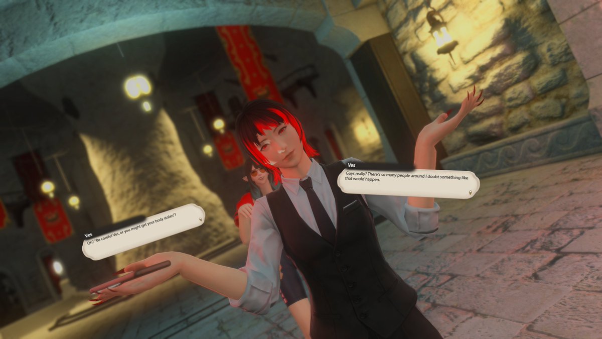 ShadowS85662529's tweet photo. Day17a Skinsuit
@vacantves had decided it would be a great day to go streaming in the ever full Limsa, forgetting to keep and eye on her zipper.
I know the sipper isn't on her head like it should be but, it was hard to mind a mod for it in the first place >.>
#takeovertober
1/2 https://t.co/pc1mYXFW48