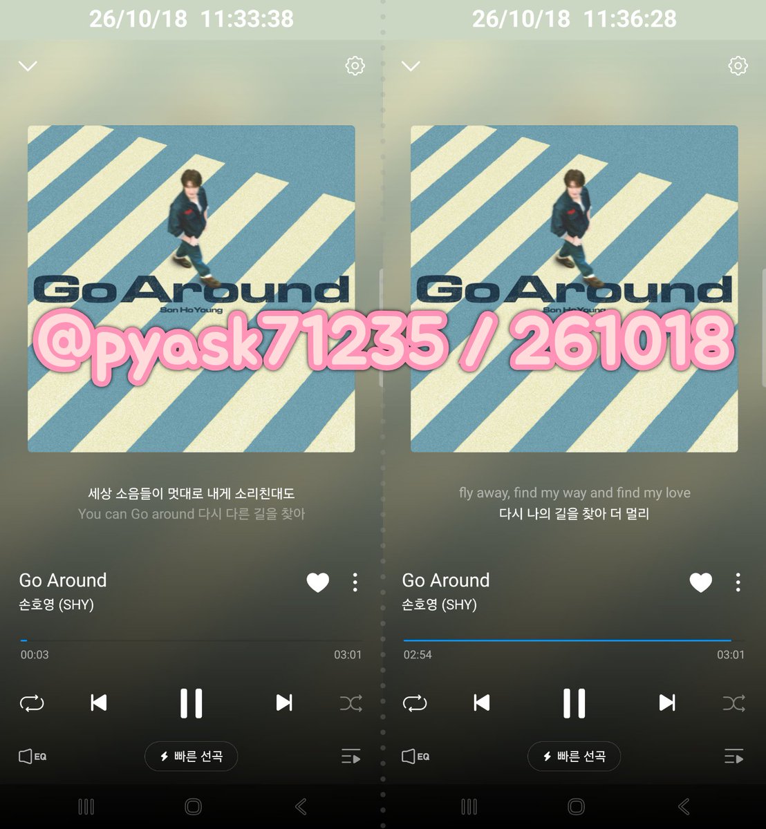 pyask71235's tweet photo. #손호영 #GoAround #GoAround_EVENT
261018 11시 인증 https://t.co/rNtTVA4Edz